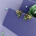 Boxed Petalia Olive Green Jewellery Set Embellished with Swarovski® Crystals in Gold