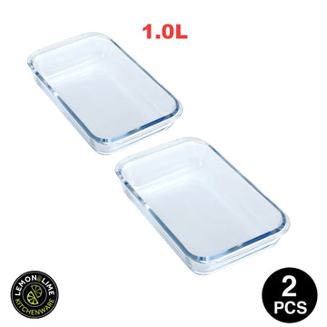 Lemon & Lime YORKSHIRE GLASS BAKEWARE RECTANGLE 1L 25.5X15X4.5CM