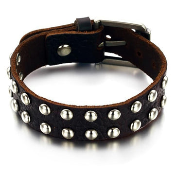 Genuine Leather Wrap Bracelet