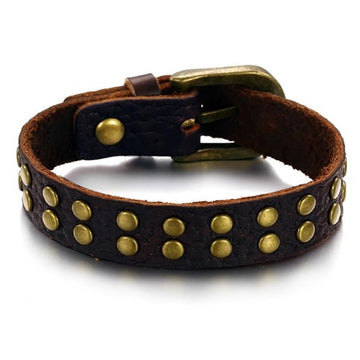 Genuine Leather Wrap Bracelet
