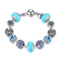 Pandora Inspired Full Set Beaded Charm Bracelet
