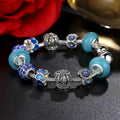 Pandora Inspired Full Set Beaded Charm Bracelet