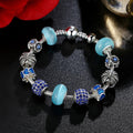 Pandora Inspired Full Set Beaded Charm Bracelet