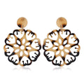 Obsession Kaleidoscopic Drop Earrings Gold - Brilliant Co