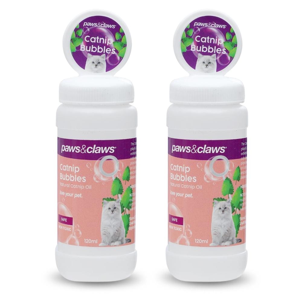 Paws & Claws CATNIP BUBBLES 2PCS - Brilliant Co
