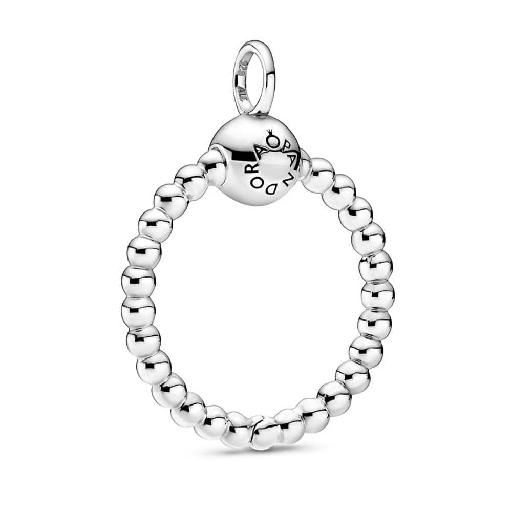 Pandora Moments Small Beaded O Pendant - Main Image