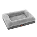 Paws & Claws WINSTON ORTHOPEDIC FOAM WALLED BED MEDIUM - GREY - Brilliant Co