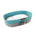 Paws & Claws COTTON WOVEN BASKET CAT BED W/ CUSHION 40X32X13CM
