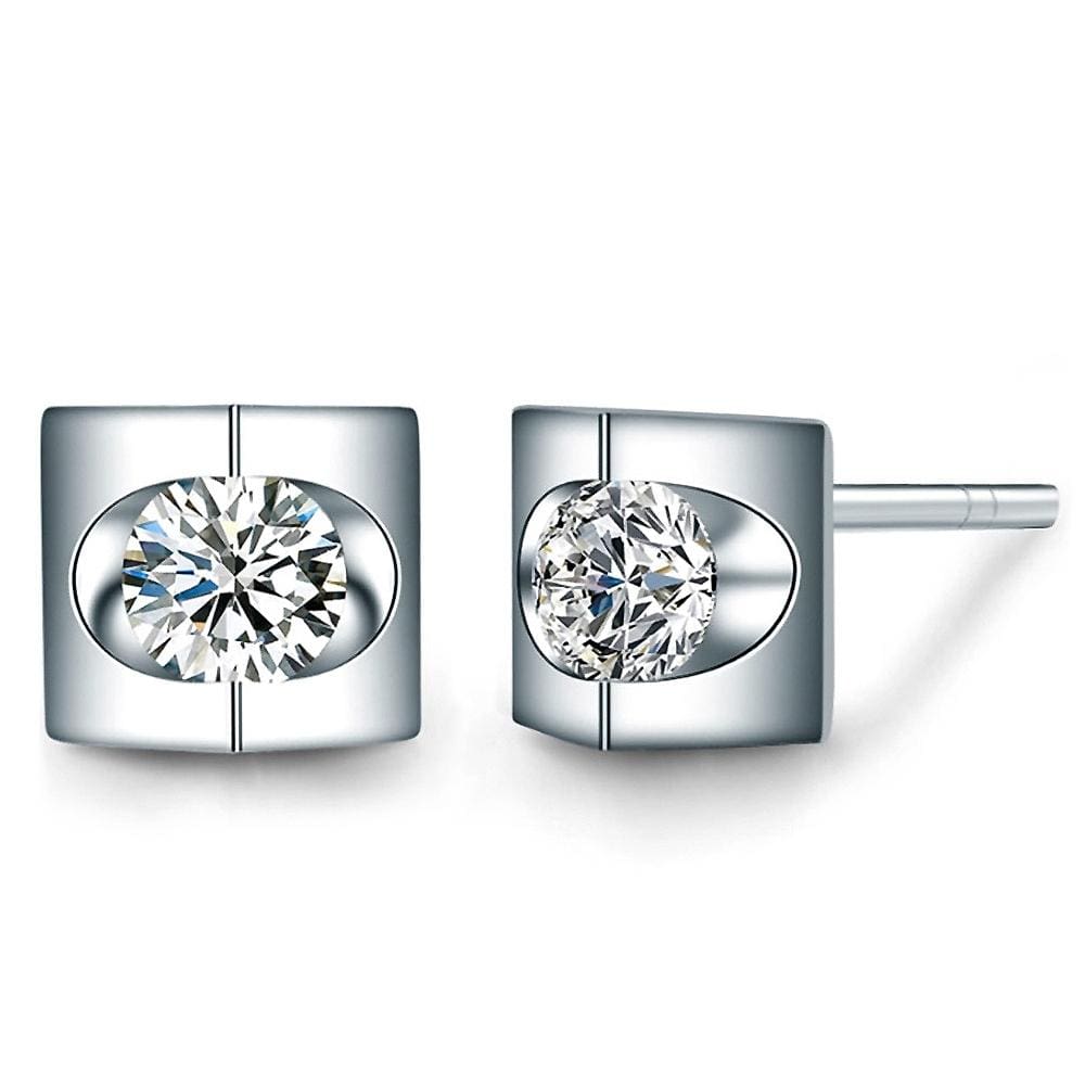 18ct White Gold 0.165ct Diamond Studs