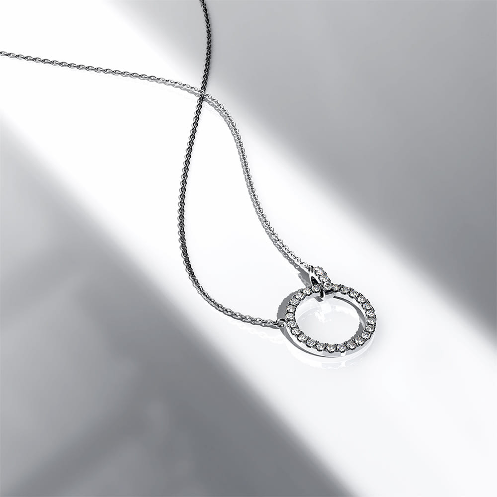 Delicate white gold deals chain