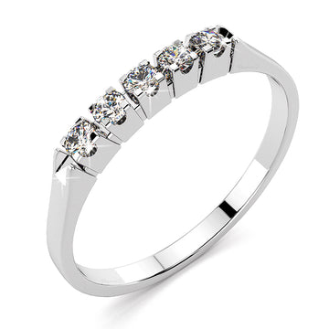9ct White Gold 0.09 Carats Anniversary Diamonds