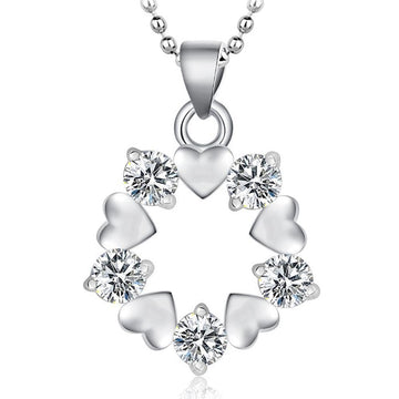 Solid 925 Sterling Silver Tales Entwined Pendant Necklace - Brilliant Co
