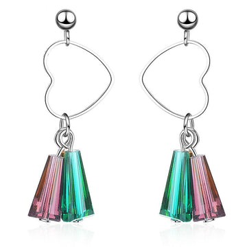 Lolabyrd Heart Drop Earrings - Brilliant Co