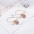 Sparkling Beez B Bug Dangle Earrings in Rose Gold - Brilliant Co
