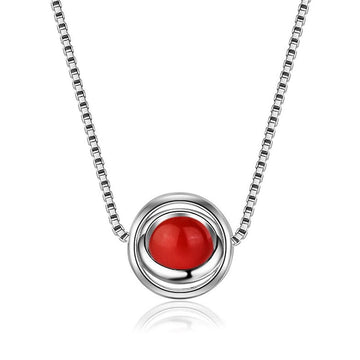 Red Mystic Agate Necklace - Brilliant Co