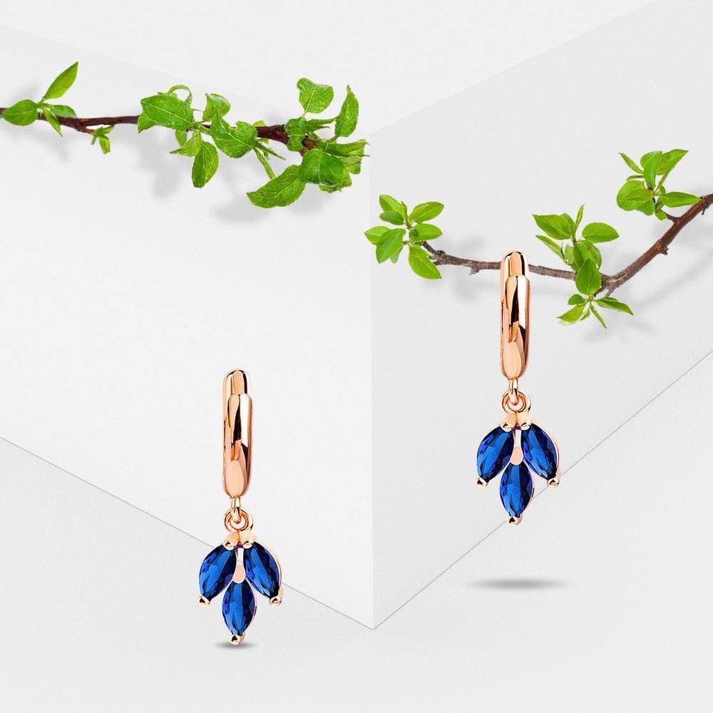 Winter Leaf Earrings
