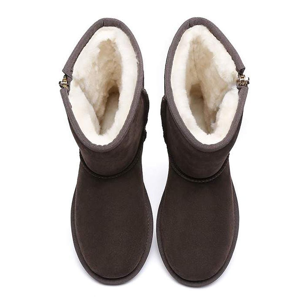 AS UGG Boots Short Zipper #511015 - Brilliant Co