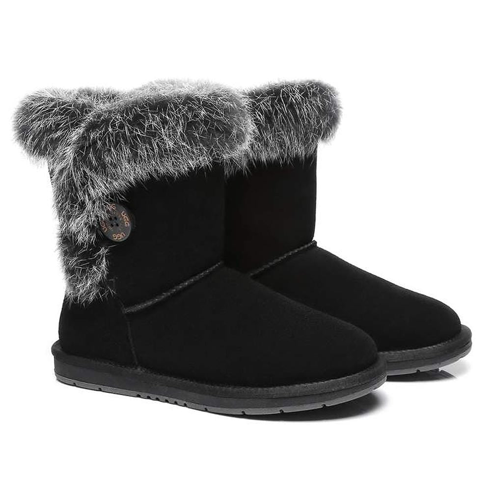 AS UGG Short Button Boots Donna #521009 - Brilliant Co