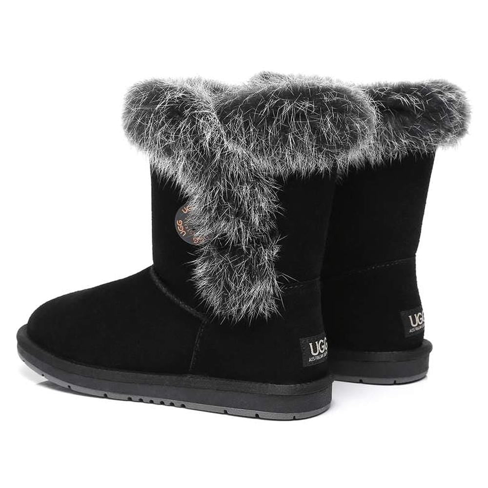 AS UGG Short Button Boots Donna #521009 - Brilliant Co