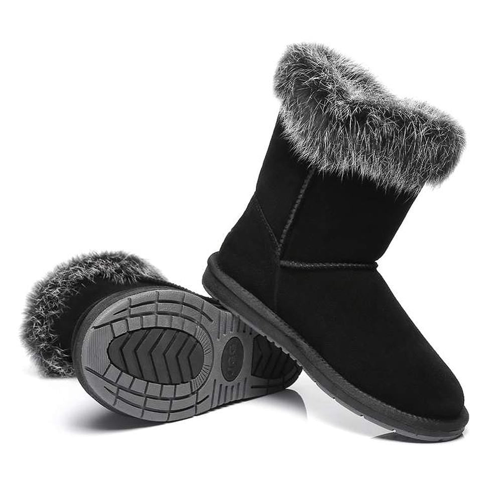 AS UGG Short Button Boots Donna #521009 - Brilliant Co