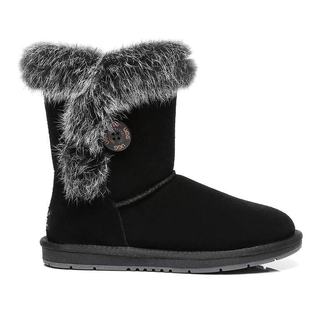 AS UGG Short Button Boots Donna #521009 - Brilliant Co