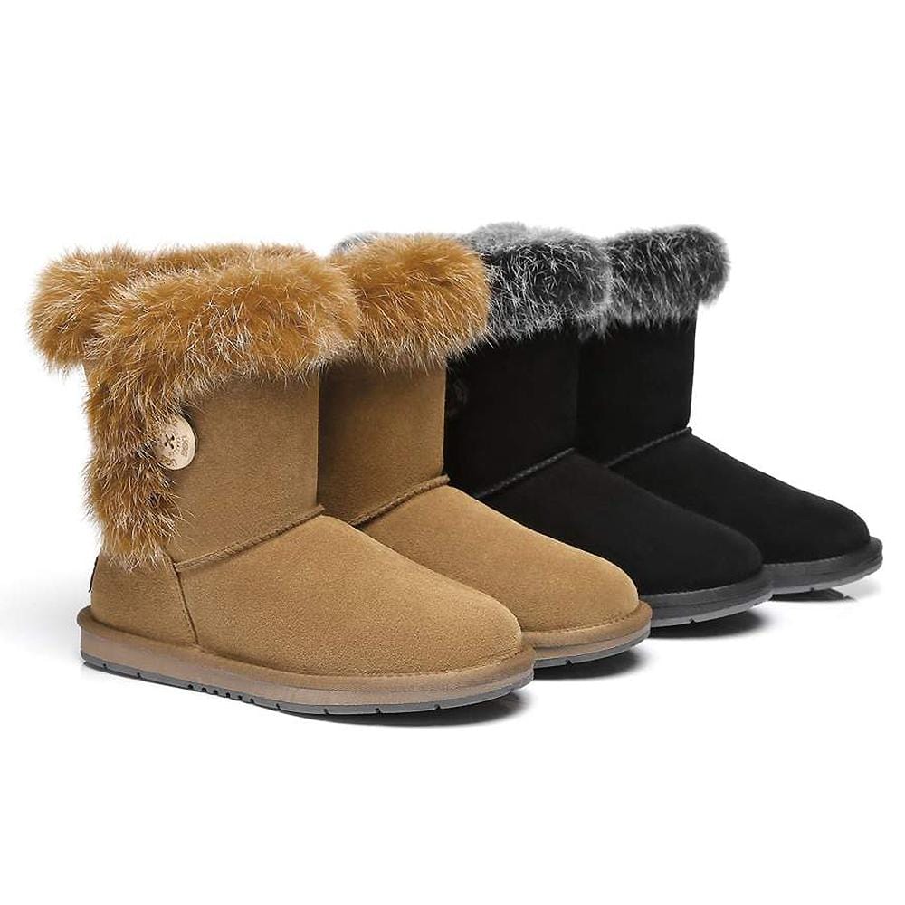 AS UGG Short Button Boots Donna #521009 - Brilliant Co