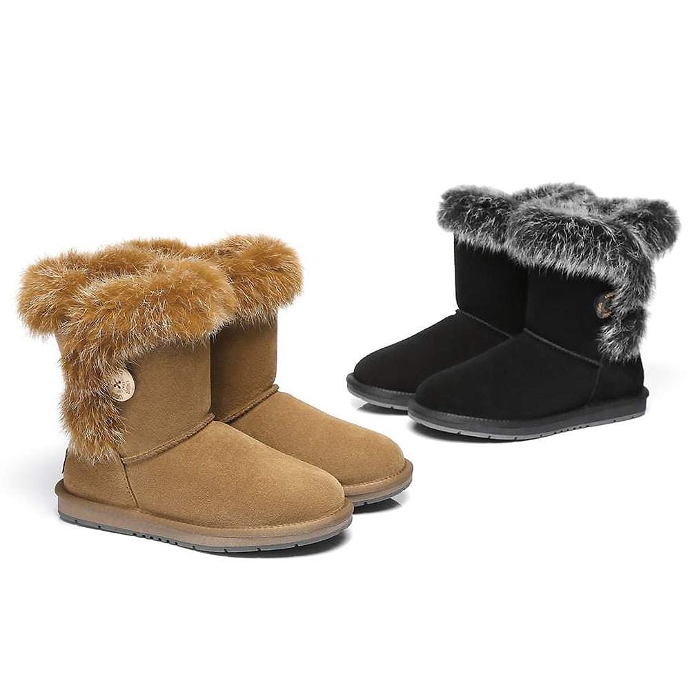 AS UGG Short Button Boots Donna #521009 - Brilliant Co