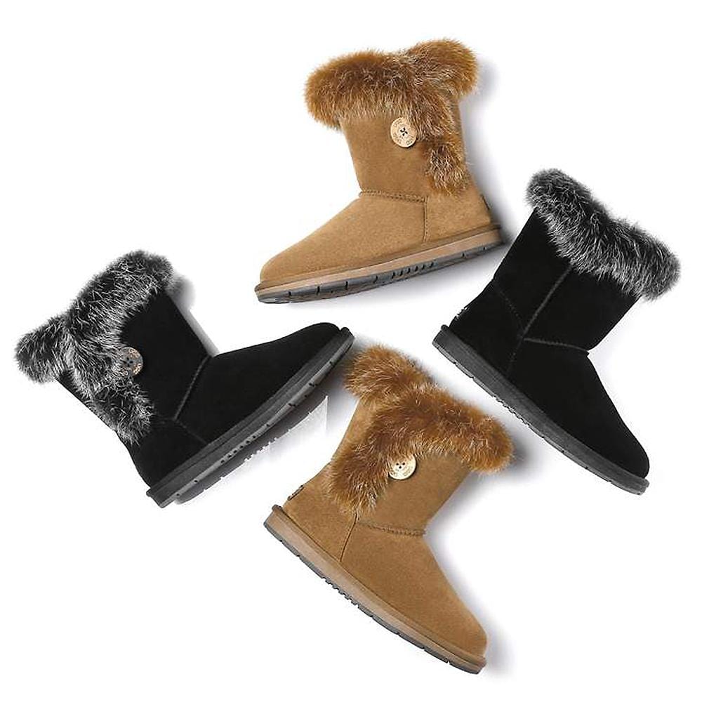 AS UGG Short Button Boots Donna #521009 - Brilliant Co