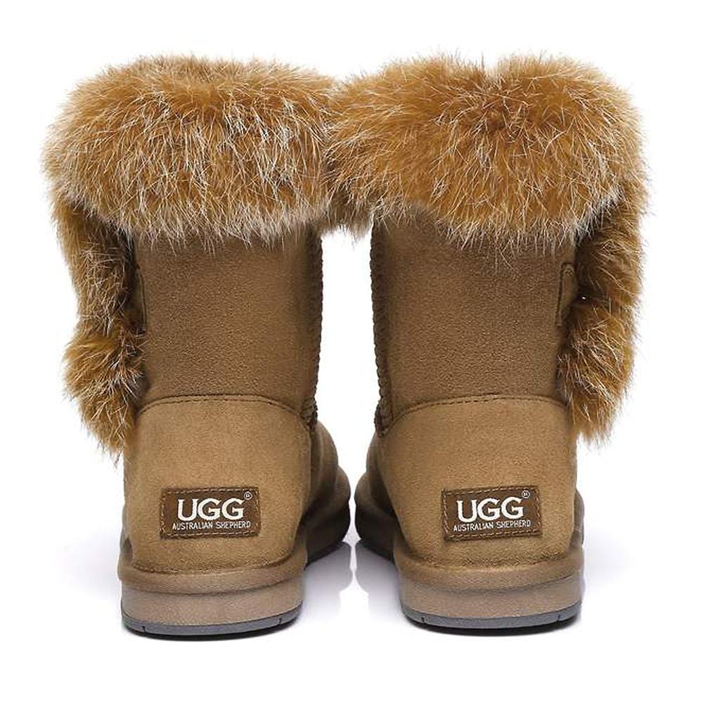 AS UGG Short Button Boots Donna #521009 - Brilliant Co