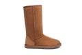 UGG Footwear Chesnut / AU Ladies 4 / Men 2 / UK 2 / EU 35 UGG Boots Australia Premium Double Face Sheepskin Tall Classic Water Resistant #15901