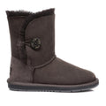 UGG Footwear Chocolate / AU Ladies 4 / AU Men 2 / EU 35 UGG Boots Australia Premium Double Face Sheepskin Short Button,Water Resistant #15802