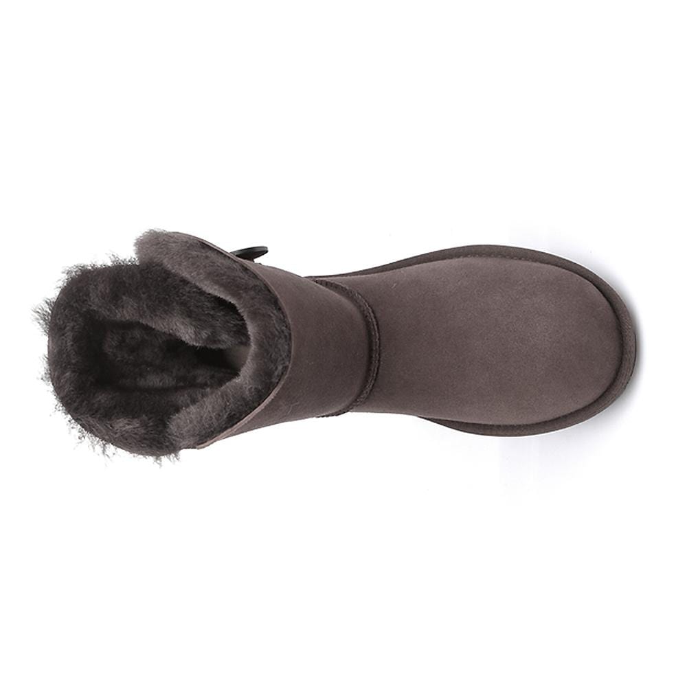 UGG Footwear UGG Boots Australia Premium Double Face Sheepskin Short Button,Water Resistant #15802