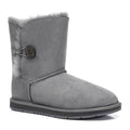 UGG Footwear UGG Boots Australia Premium Double Face Sheepskin Short Button,Water Resistant #15802