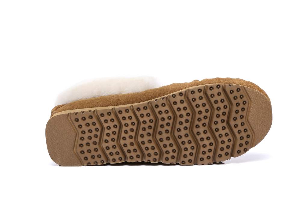 UGG Footwear UGG Slippers,Australia Premium Sheepskin,Unisex Popo Moccasins #15607