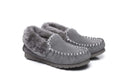 UGG Footwear UGG Slippers,Australia Premium Sheepskin,Unisex Popo Moccasins #15607