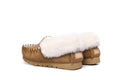 UGG Footwear UGG Slippers,Australia Premium Sheepskin,Unisex Popo Moccasins #15607