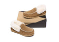 UGG Footwear UGG Slippers,Australia Premium Sheepskin,Unisex Popo Moccasins #15607