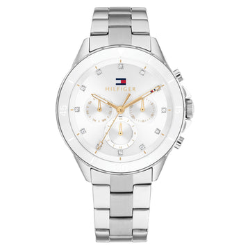 Tommy Hilfiger Silver Steel Multi-function Women Watch - 1782707