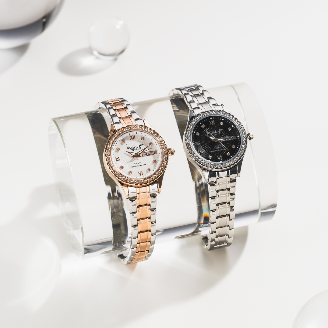 Lustrous Watch Embellished With SWAROVSKI® Crystals