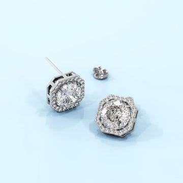 Aurora Bloom Earrings White Gold