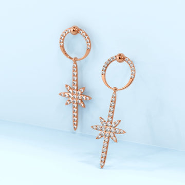 Ciara Bloom Earrings Clear