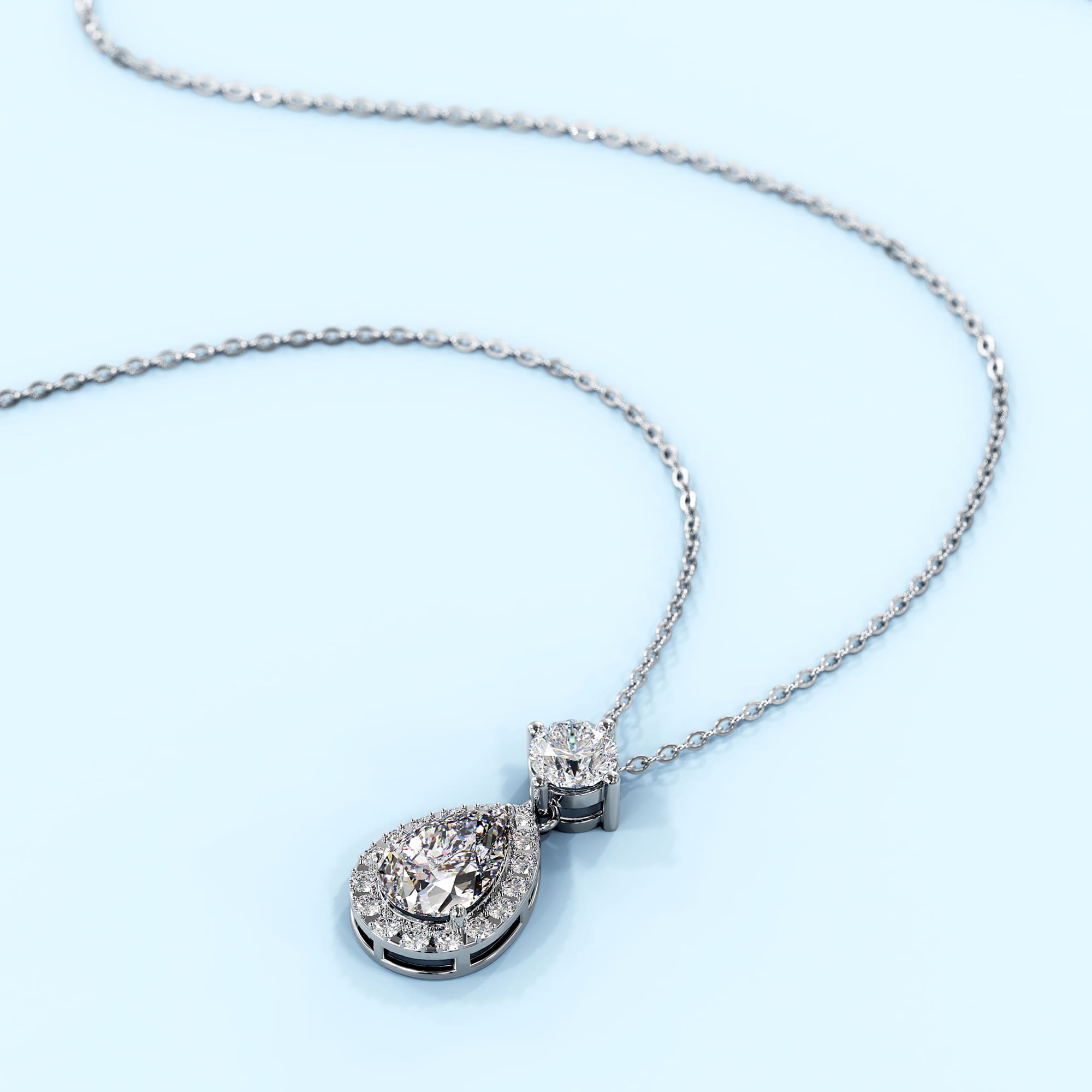 Mystique Bloom Necklace Clear