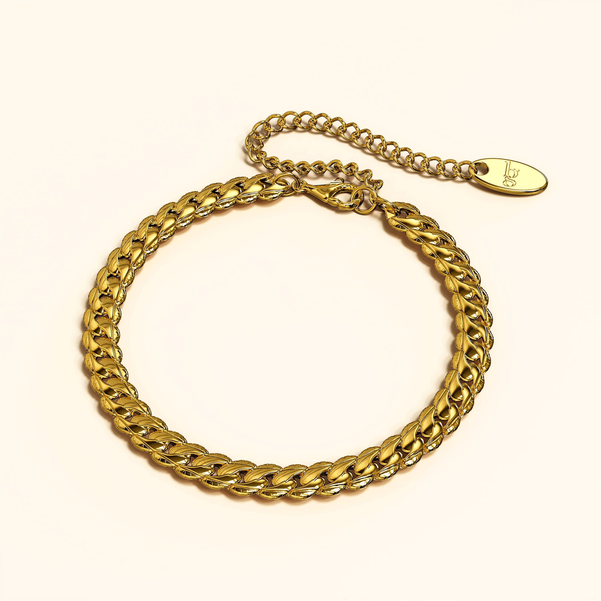 Dunhill Link Chain Bracelet in Gold