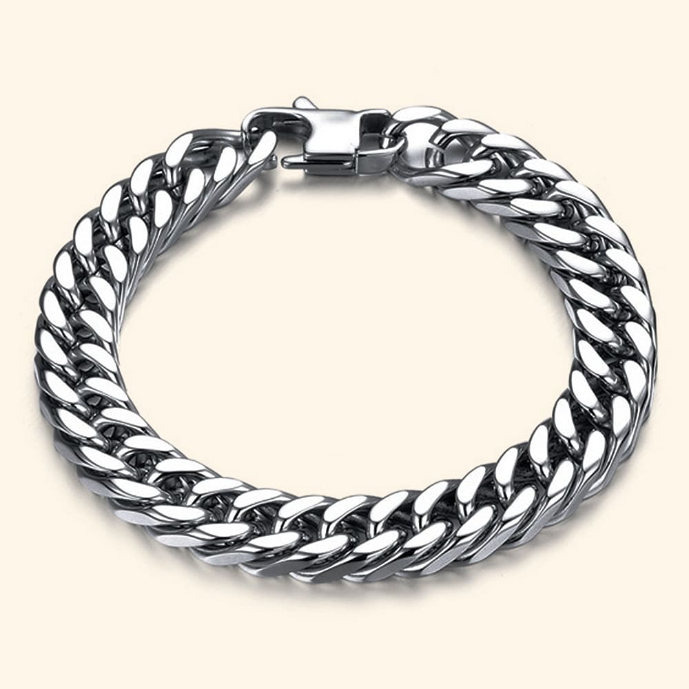 Curb Chain Stainless Steel Bracelet 12mm