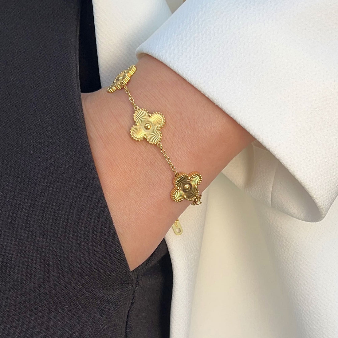 Golden Clover Bracelet