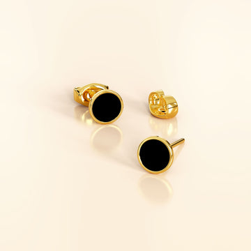 Bullion Gold Mitch Stud Earrings 8mm