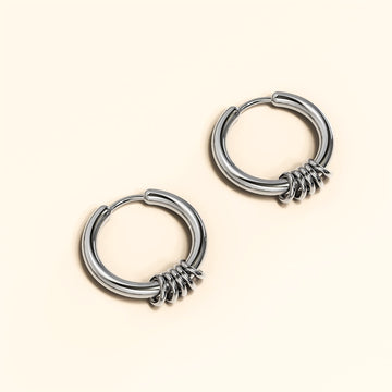 Flawless Illusion Hoop Earrings 14mm