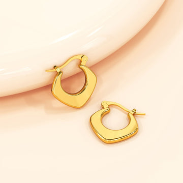 Sylvia Gold Hoop Earrings