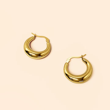 Ava Gold Hoop Earrings