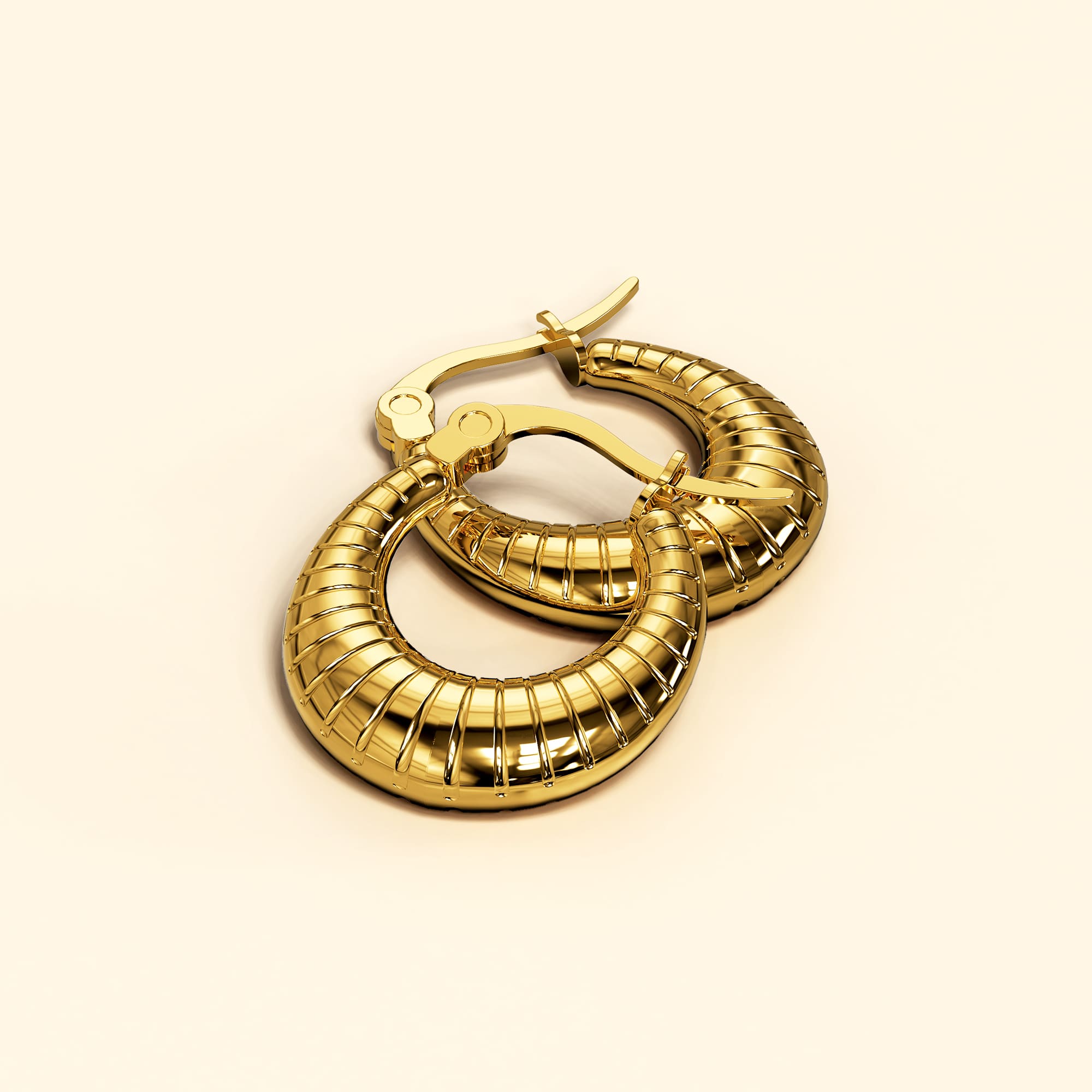 Sierra Gold Hoop Earrings